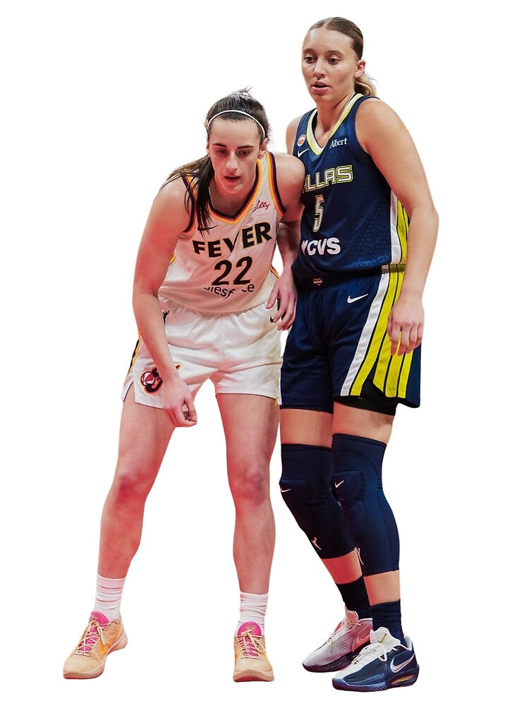 Caitlin Clark and Paige Bueckers by lavndershrtdays