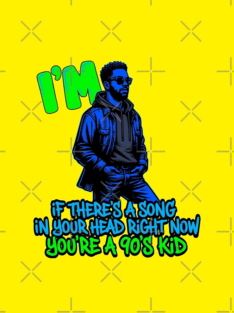 A 90's blue kid gets it, nineties vibe vintage retro party guess the song by KHWD