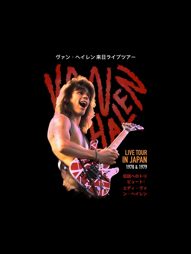 Eddie Van Halen Live Tour In Japan Striped by keith62185