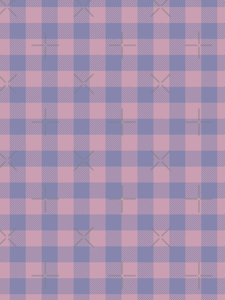 Purple Gingham Pattern by The Innocent Ghost Project
