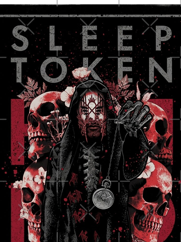 Sleep Token Original Custom Vintage Music Unique Poster Wall Art by Cool Robot Bro.