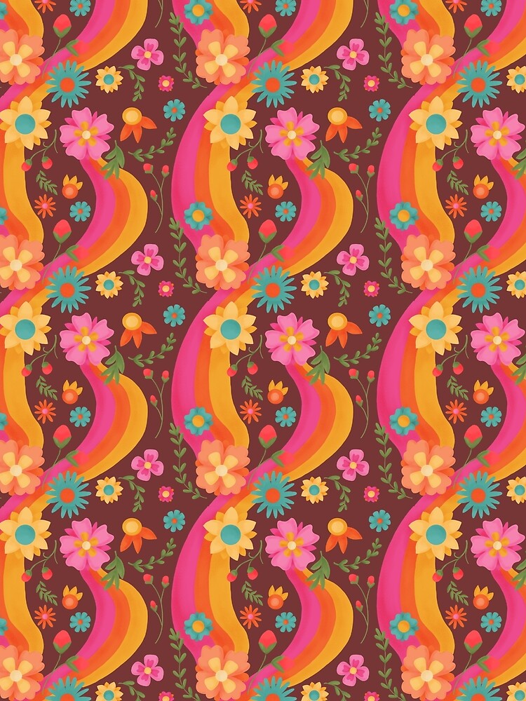 Retro Flower Power by gingerprintsco