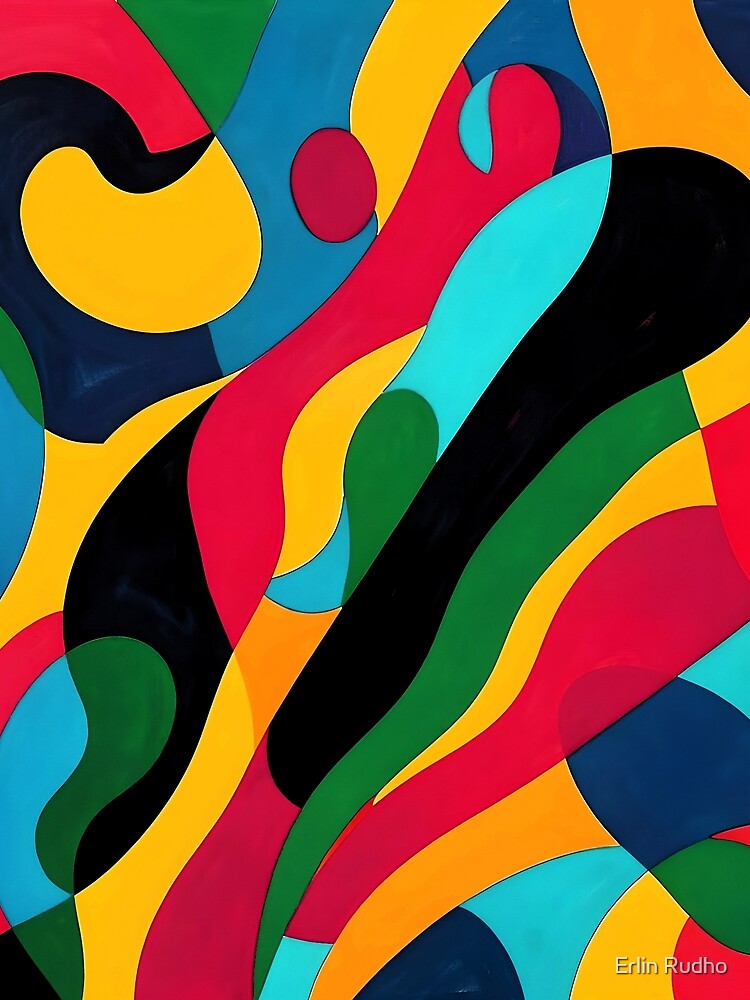 Abstact Colorful Design Pattern by Erlin Rudho