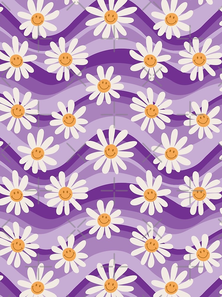 Wavy Daisies - Purple by Ayoub14