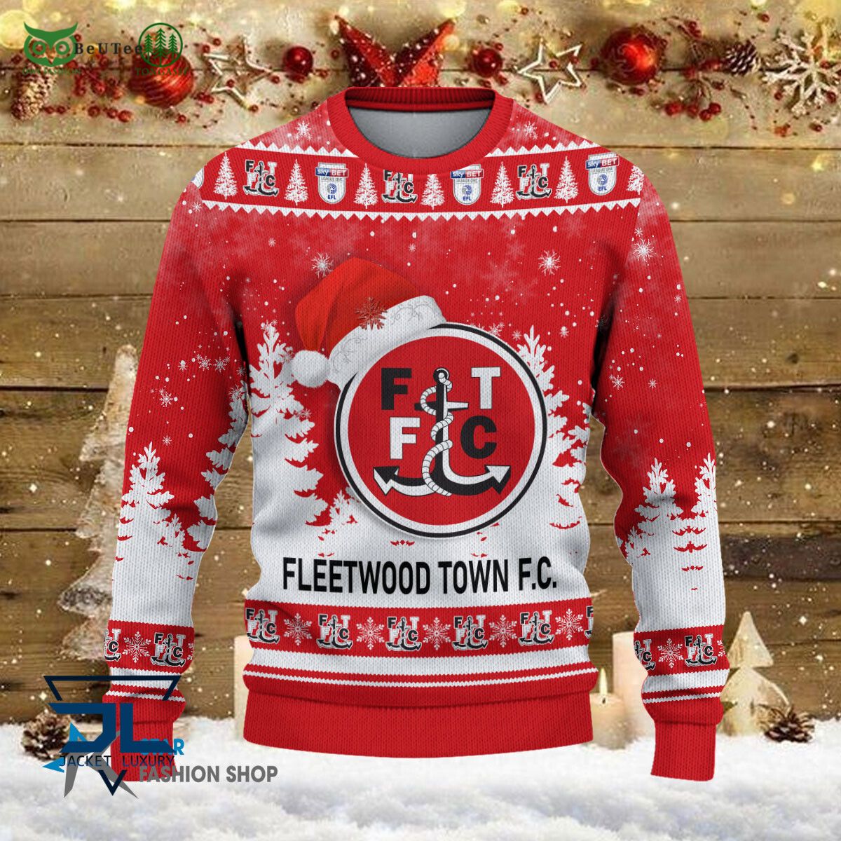 Fleetwood Town EFL English Football League Champions Ugly Sweater