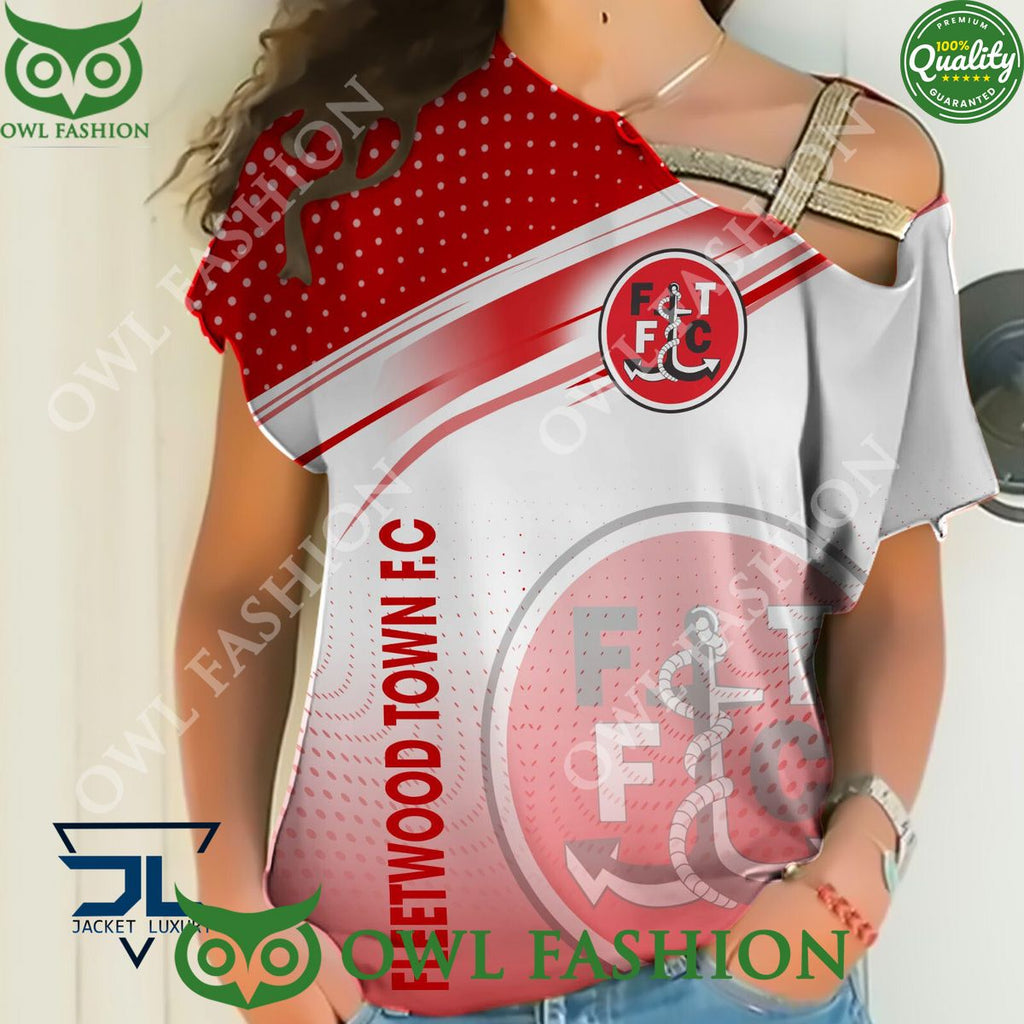 Fleetwood Town F.C New Design 2024 EFL Hoodie Shirt