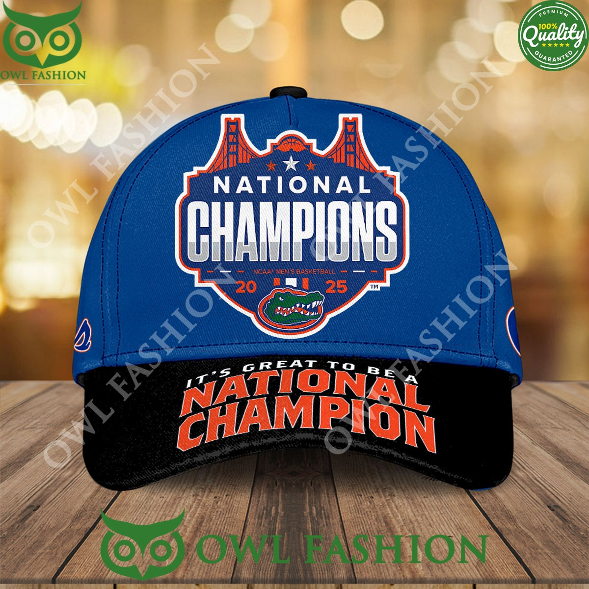 Florida Gators 2025 National Champions Blue Classic Cap