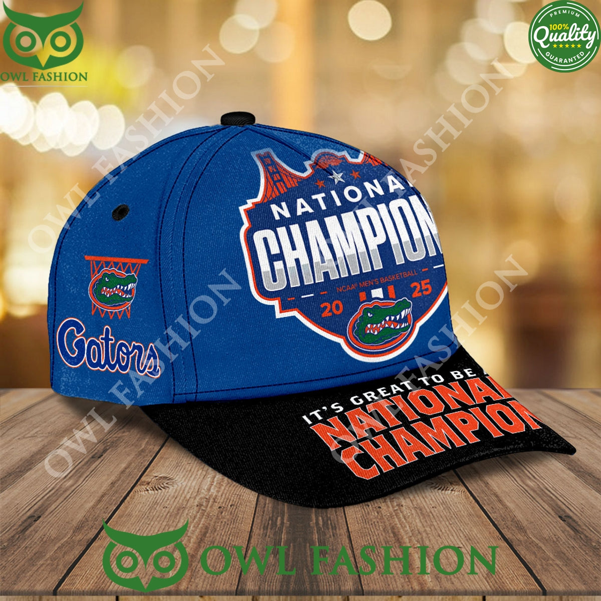 Florida Gators 2025 National Champions Blue Classic Cap