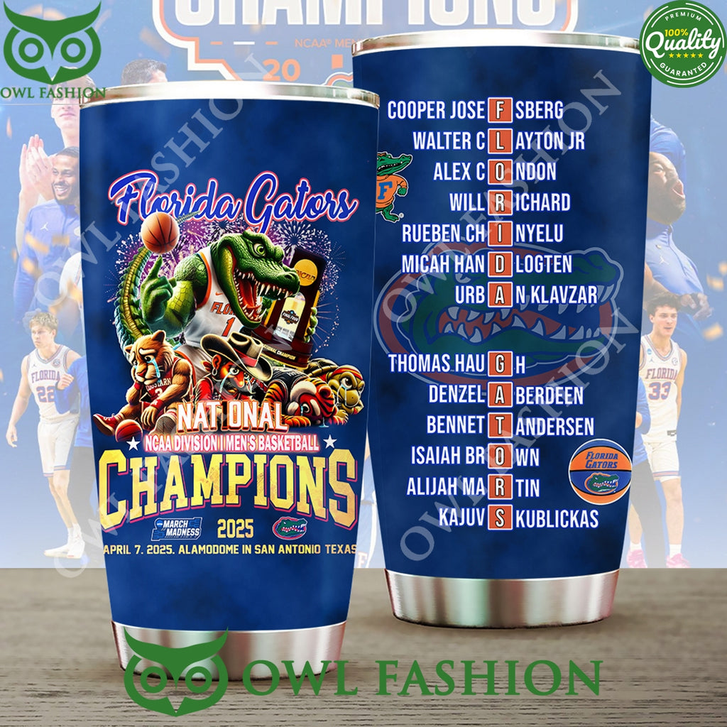 Florida Gators National NCAA Division Men’s Basketball 2025 Tumbler Cup
