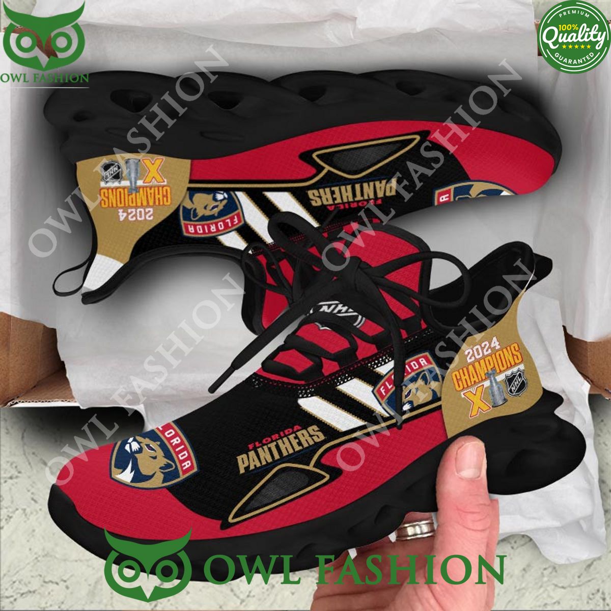 Florida Panthers 2024 Champions NHL Max soul Sneaker