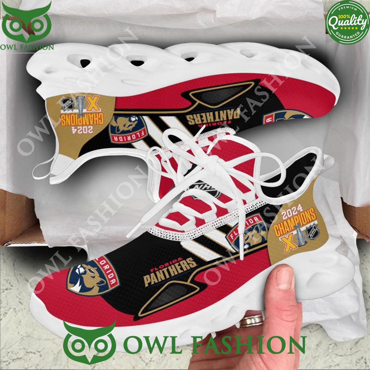 Florida Panthers 2024 Champions NHL Max soul Sneaker