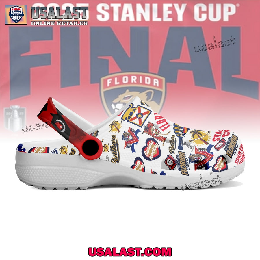 Florida Panthers Stanley Cup Champions 2025 Crocs Clogs Shoes