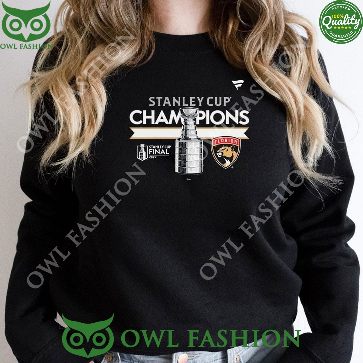 Florida Panthers Stanley Cup Champions Nhl 2024 Tshirt Hoodie Premium