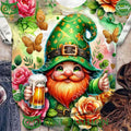 Flower Shamrock Gnome St Patricks t shirt