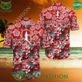 Flower Stanford Cardinal NCAA Hawaiian Shirt 2024 Trending Summer