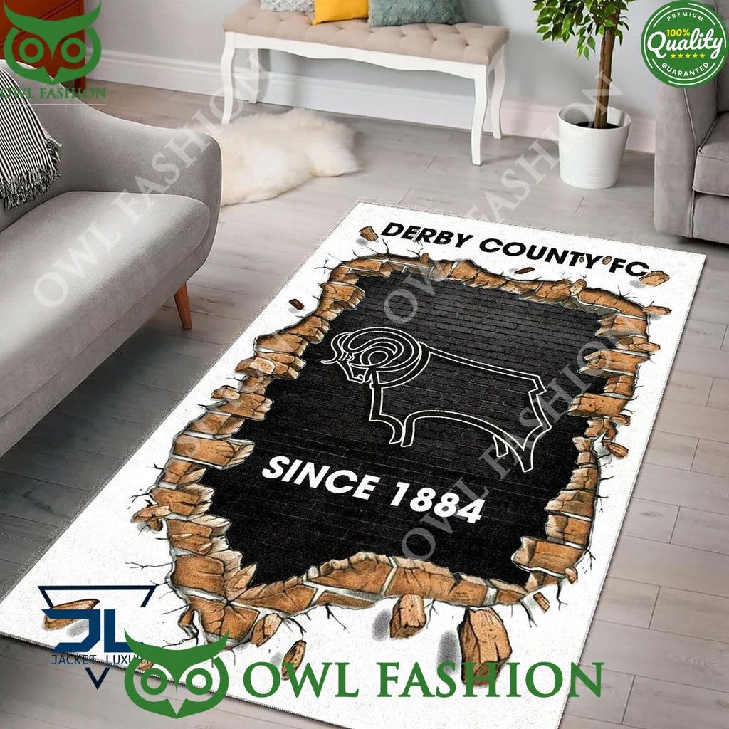 Football Derby County 1827 EPL Living Room Rug Carpet