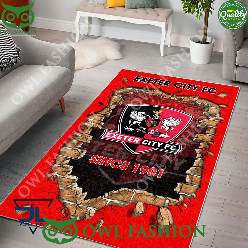 Football Exeter City 1828 EPL Living Room Rug Carpet