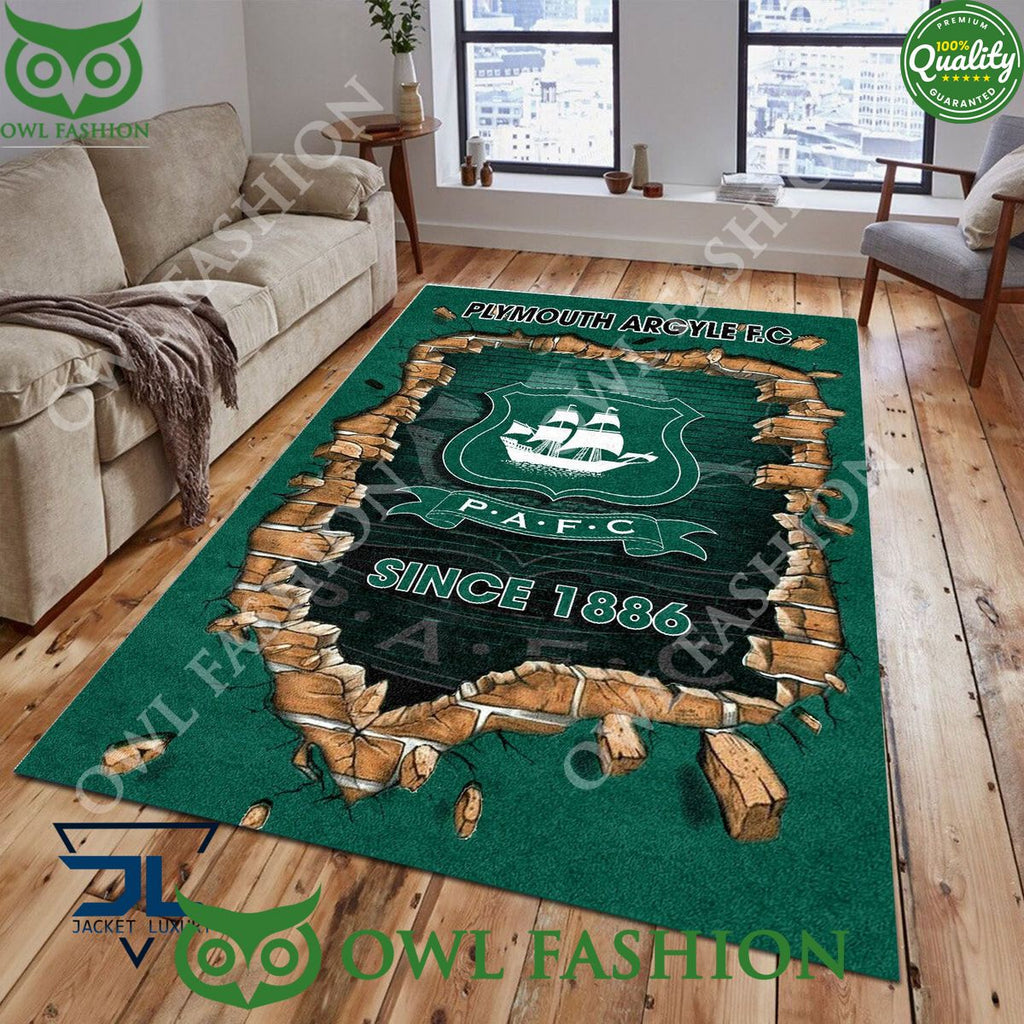 Football Plymouth Argyle F.C 1807 EPL Living Room Rug Carpet