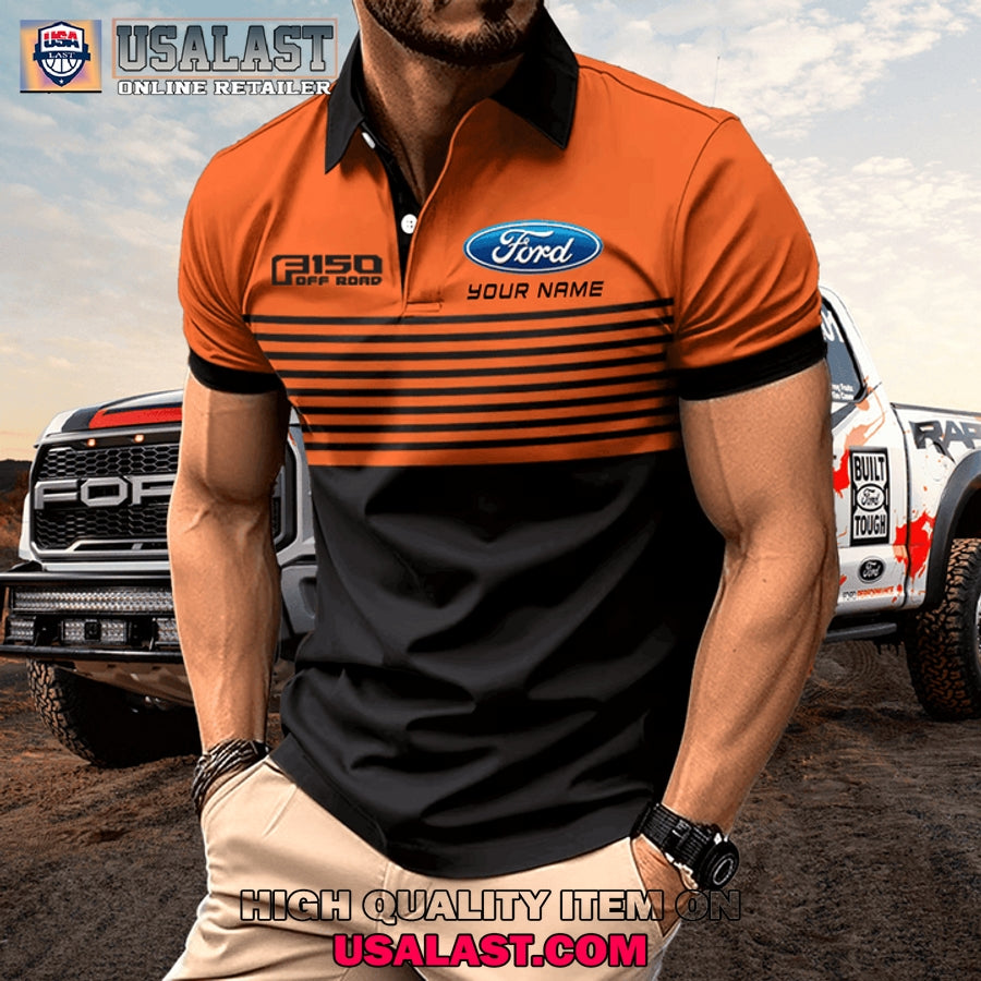 Ford F150 Custom Name Men Polo Shirt