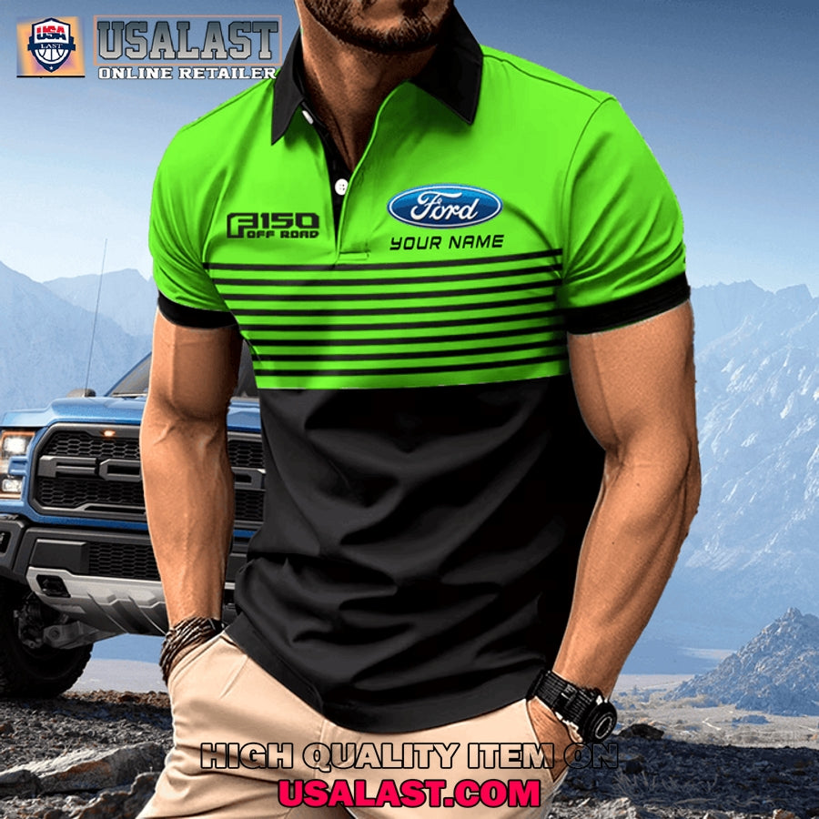 Ford F150 Custom Name Men Polo Shirt