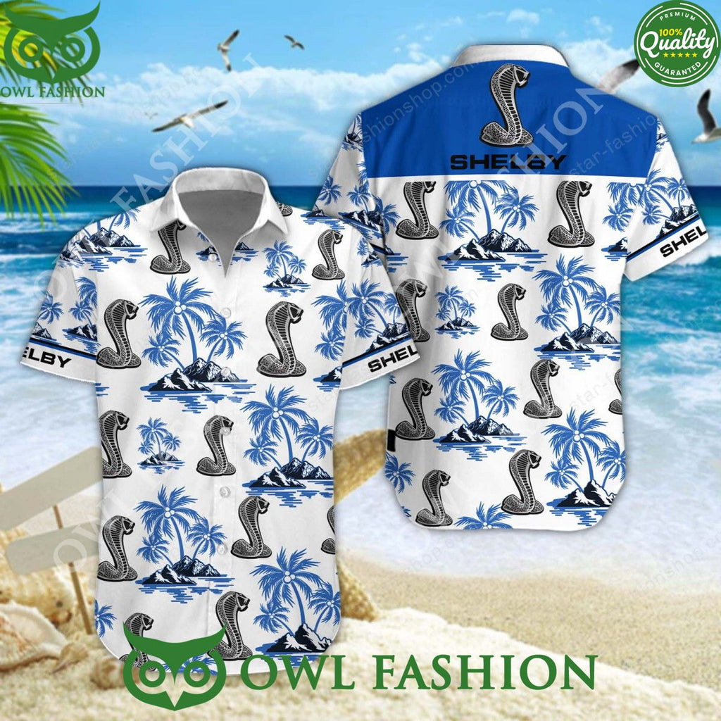 Ford Shelby Automobile Brand Logo Hawaiian Shirt and Short