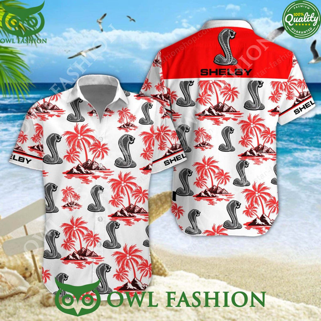 Ford Shelby Automobile Brand Logo Hawaiian Shirt and Short