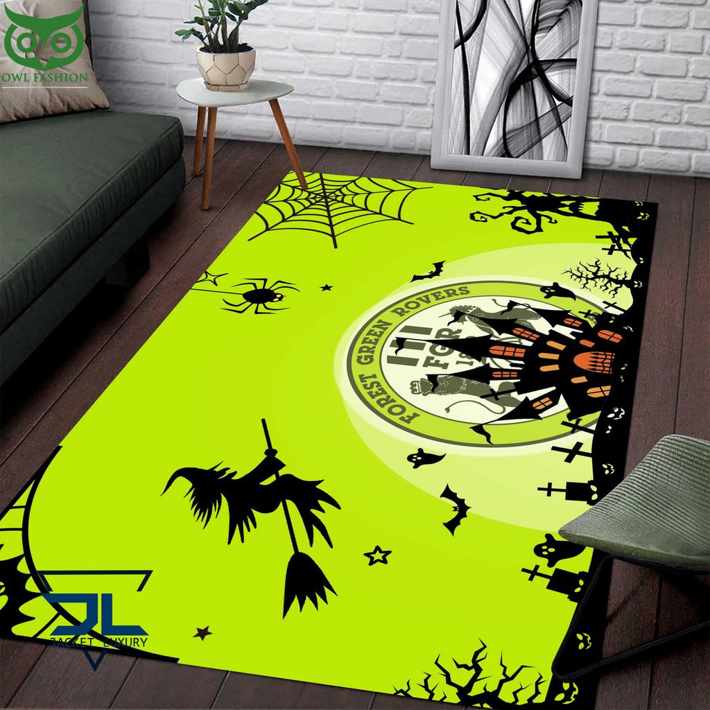 Forest Green EFL Halloween Carpet Rug