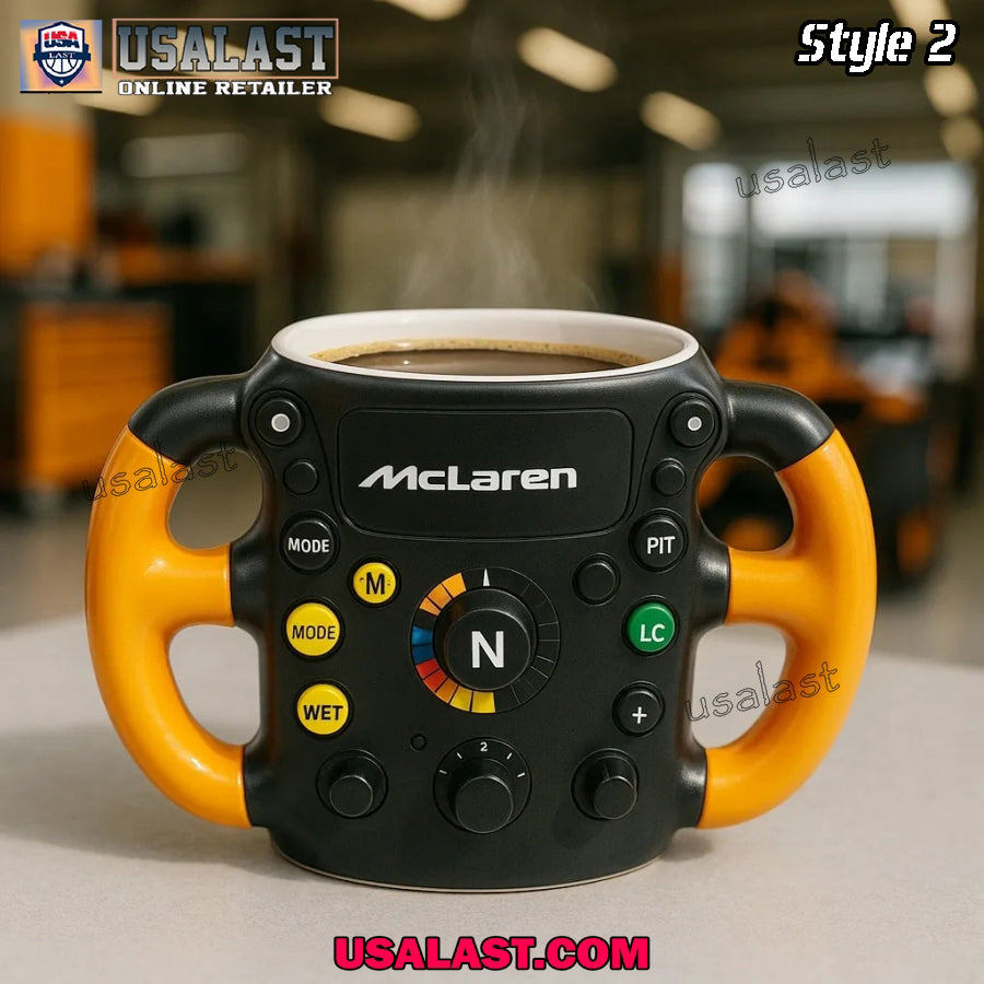 Formula 1 Racing Team Steering Wheel Mug