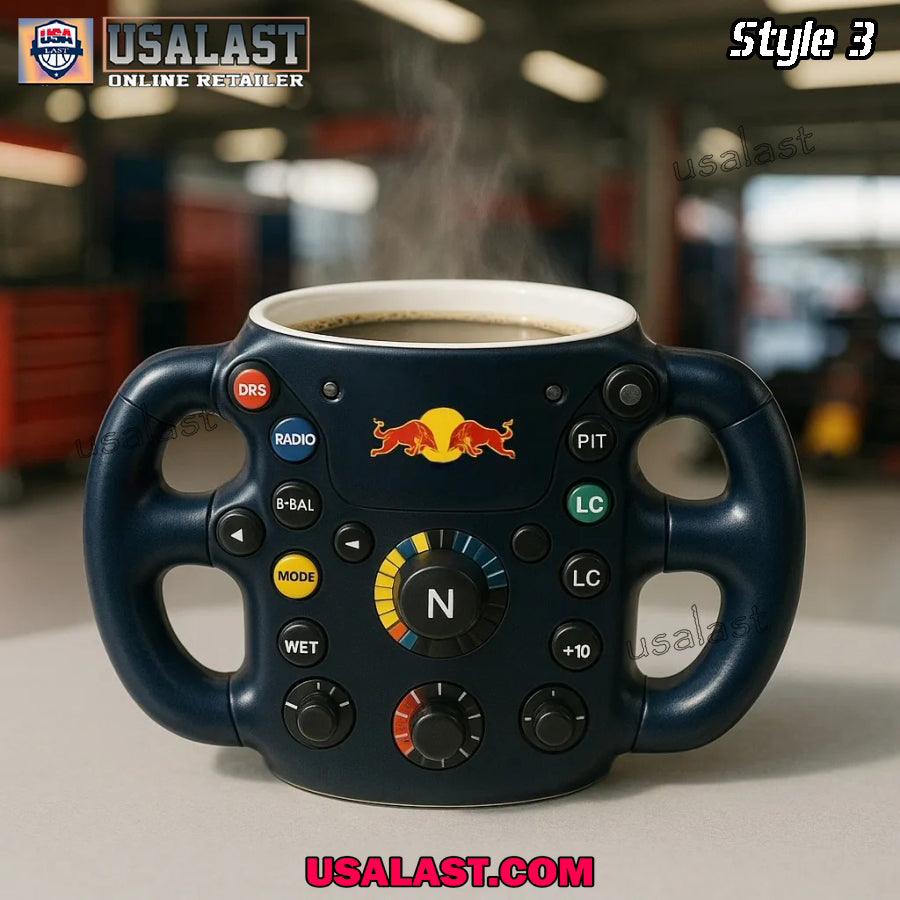 Formula 1 Racing Team Steering Wheel Mug
