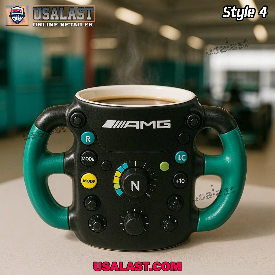 Formula 1 Racing Team Steering Wheel Mug