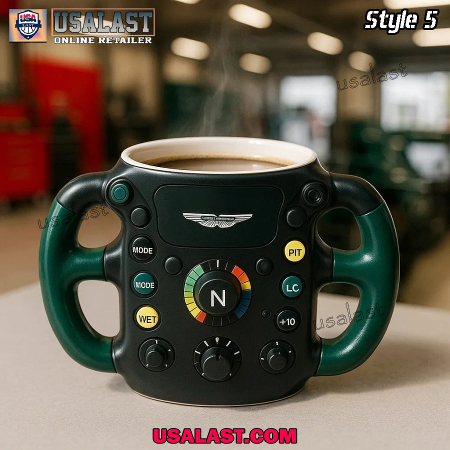 Formula 1 Racing Team Steering Wheel Mug