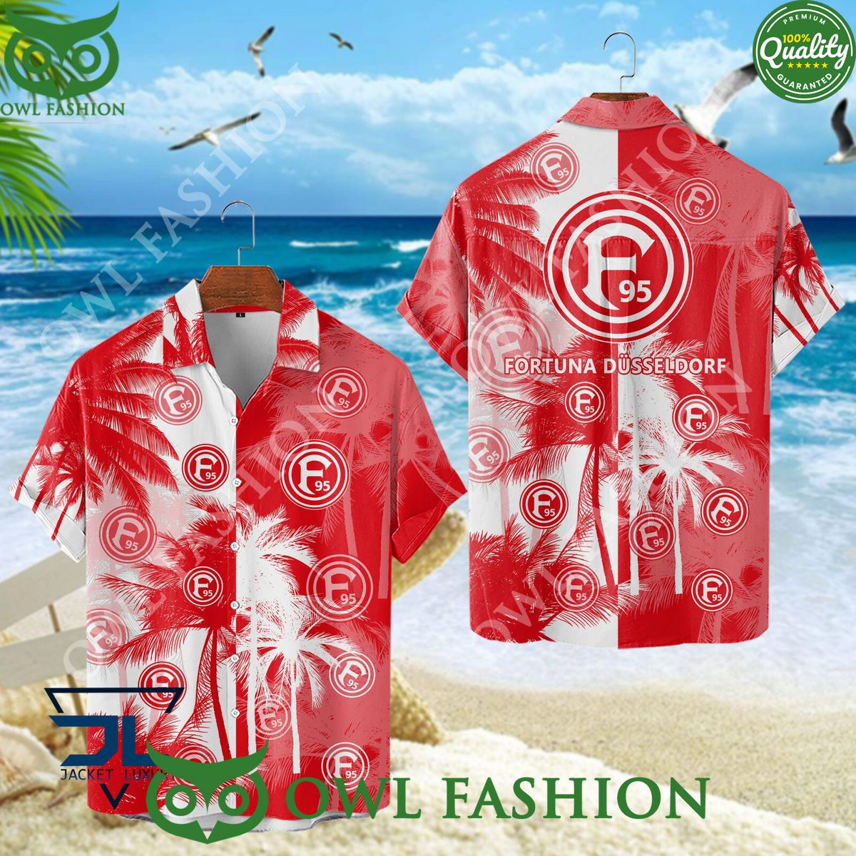 Fortuna Dusseldorf Bundesliga Championship Hawaiian Shirt Aloha Vibe
