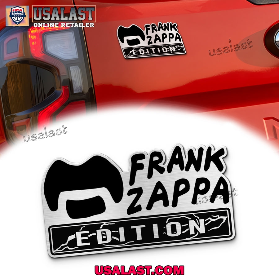 Frank Zappa Edition 3D Engraved Car Name Emblem