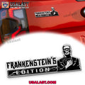 Frankenstein Edition Halloween Car Emblem Sticker