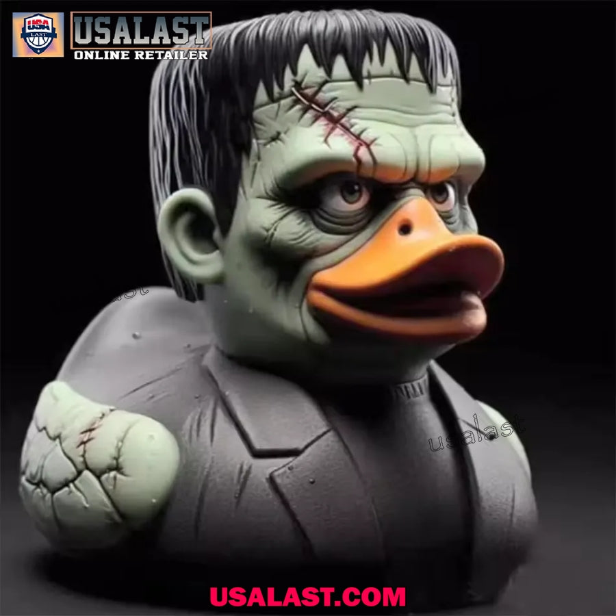 Frankenstein Halloween Horror Duck Resin Ornament
