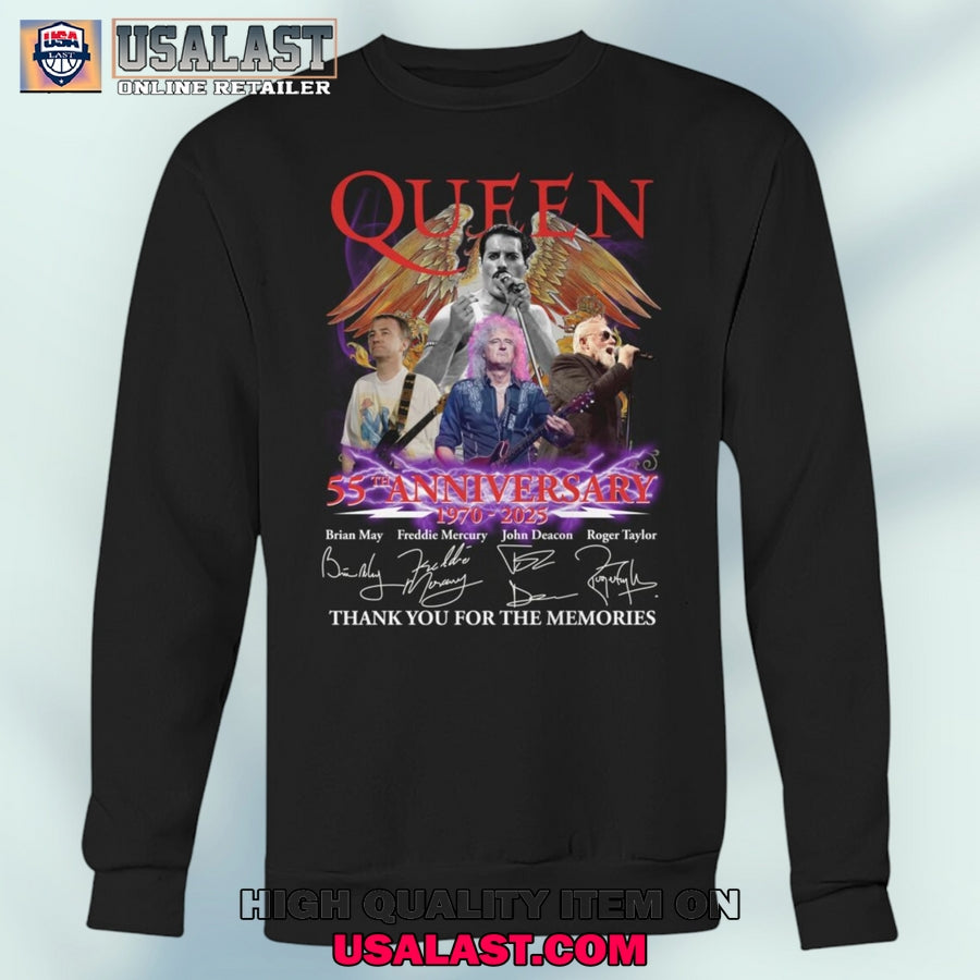 Freddie Mercury 55th Anniversary 1970-2025 Unisex T-Shirt