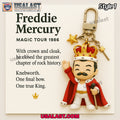 Freddie Mercury Memorial Keyring Keychain