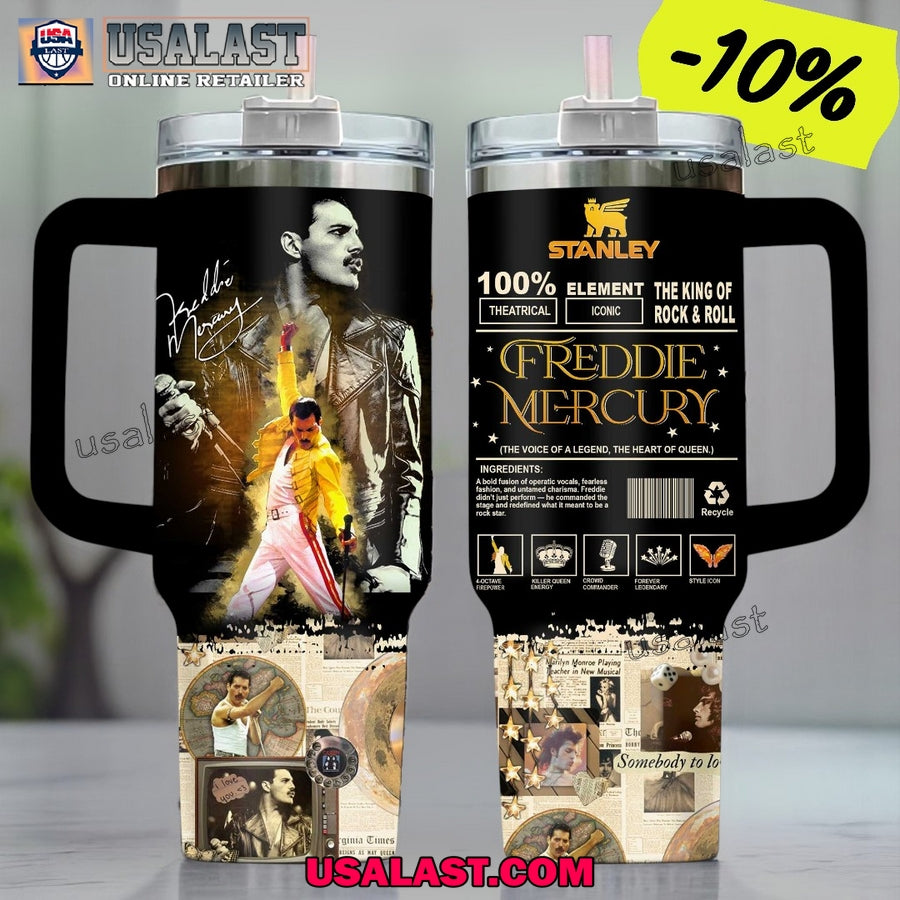 Freddie Mercury Premium 40oz Tumbler