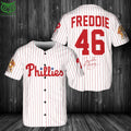 Freddie Mercury X Philadelphia Phillies Baseball Jersey Shirt