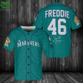 Freddie Mercury X Seattle Mariners Baseball Jersey Shirt