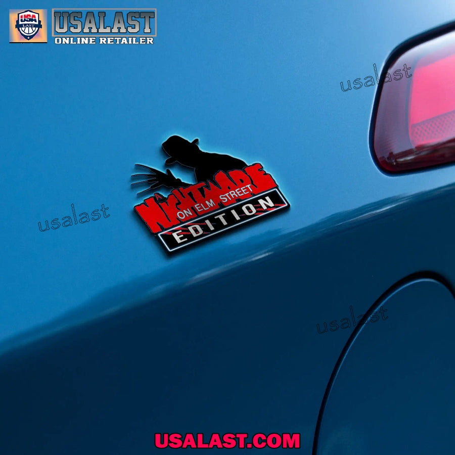 Freddy Krueger Edition Custom 3D Car Badge Sticker