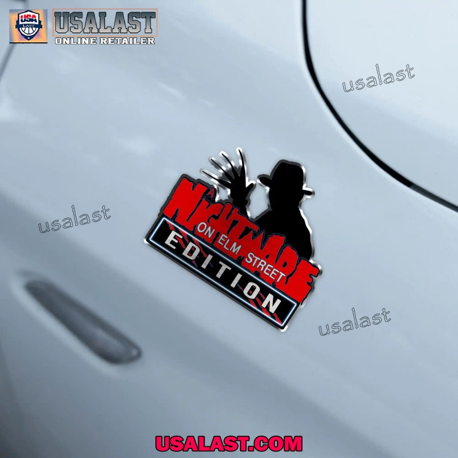 Freddy Krueger Edition Custom 3D Car Badge Sticker