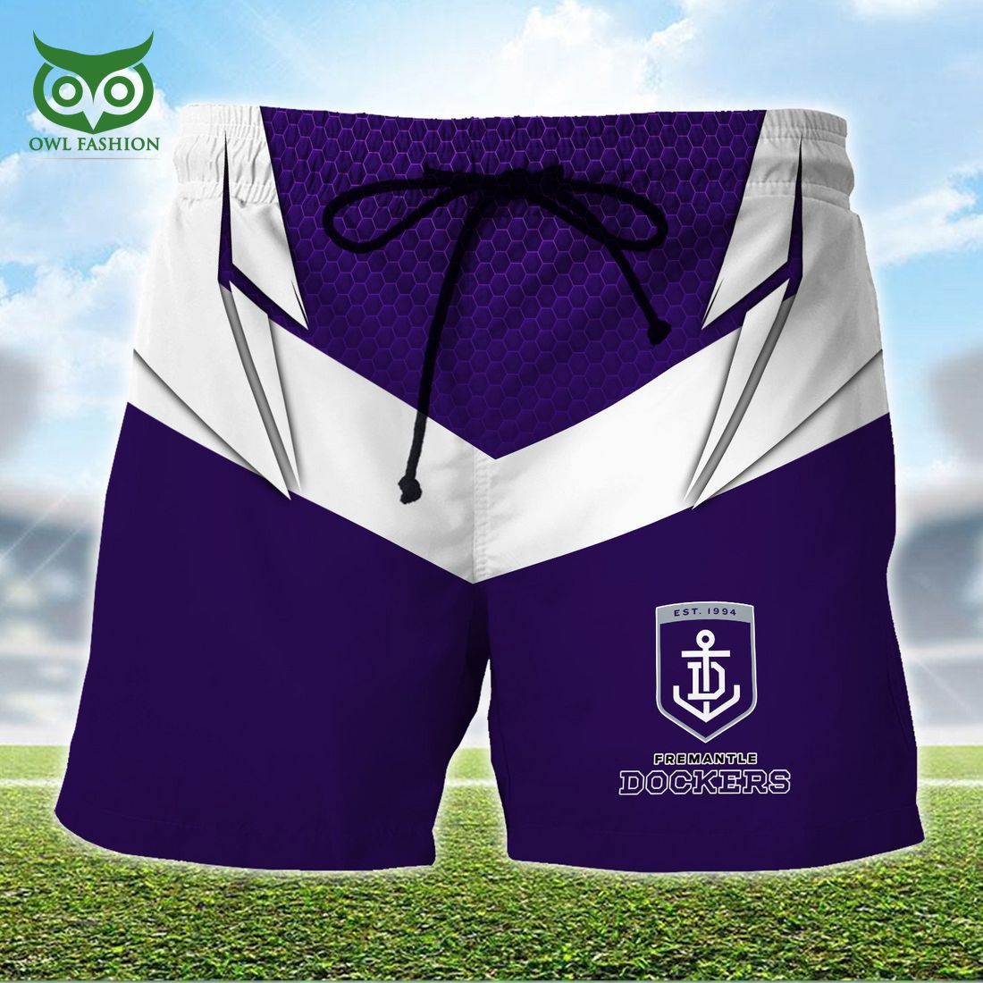 Fremantle Dockers AFL Purple 3D Short