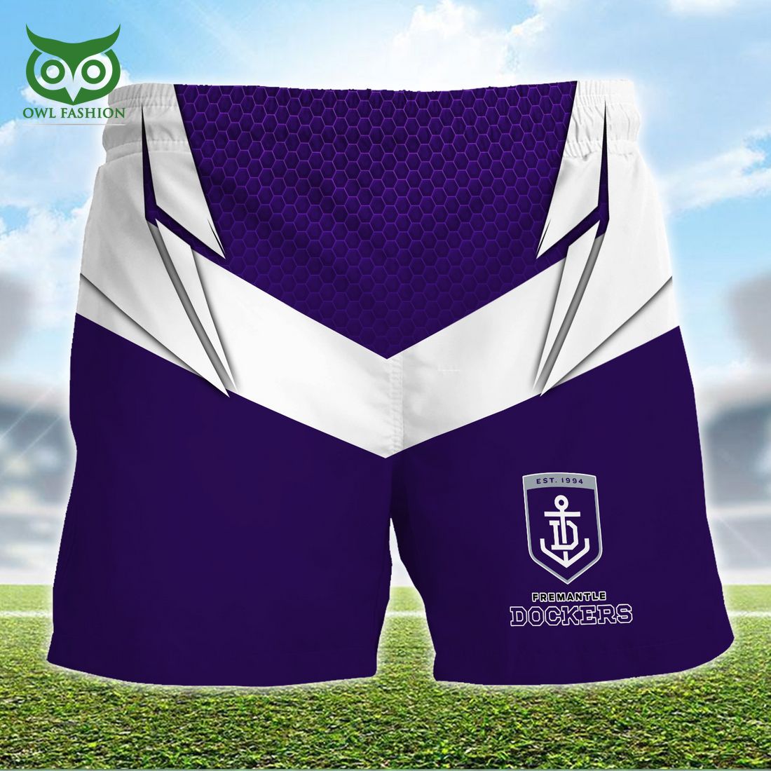 Fremantle Dockers AFL Purple 3D Short