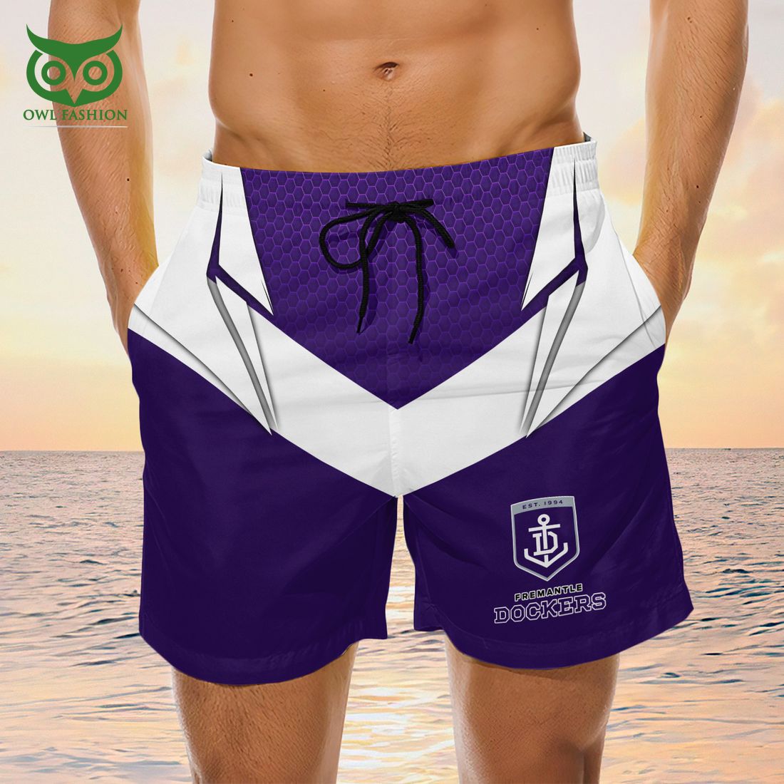 Fremantle Dockers AFL Purple 3D Short