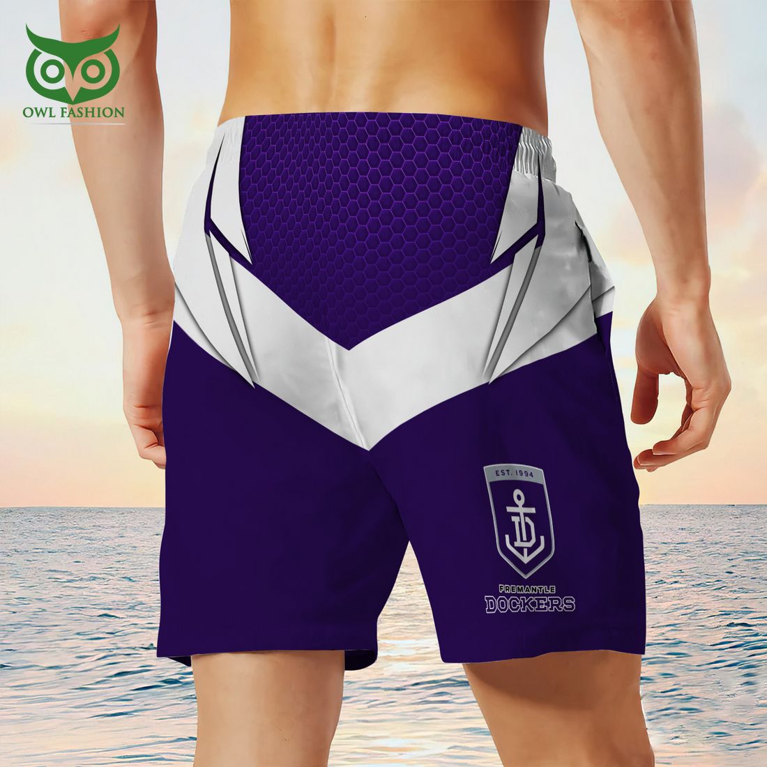 Fremantle Dockers AFL Purple 3D Short