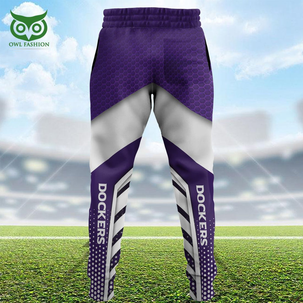 Fremantle Dockers AFL Purple 3D Sweatpants