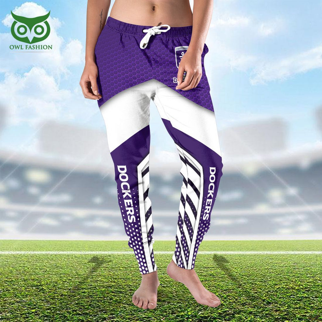 Fremantle Dockers AFL Purple 3D Sweatpants