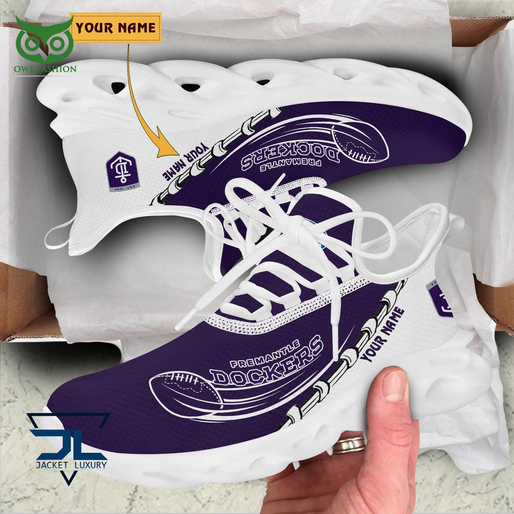 Fremantle Football Club AFL Personalized Max Soul Shoes