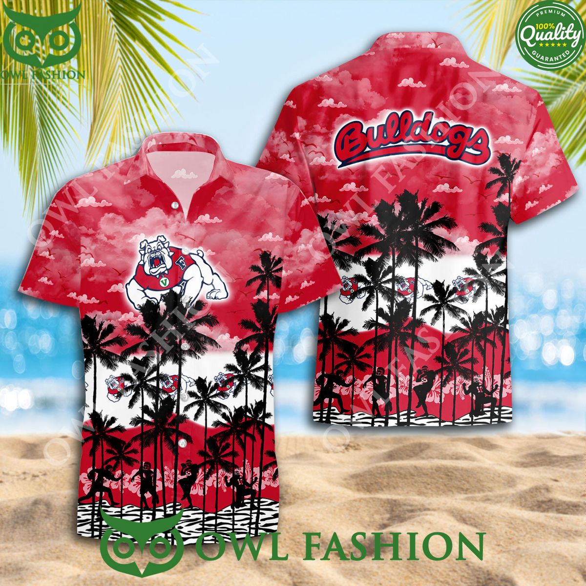 Fresno State Bulldogs Fan Designed NCAA Hawaiian Shirt